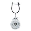 110918 Chrome Vintage LED Flashlight With Roller-Action Holder - image 3