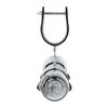 110918 Chrome Vintage LED Flashlight With Roller-Action Holder - image 4