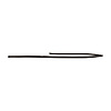 110949 Rubber Door Glass Run With Window Post Liner For 1981-91 Chevy & GMC Truck - R/H - image 1