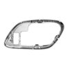 111049 Chrome Plastic Interior Door Handle Bezel With Door Lock Hole, For 1995-2002 Chevrolet/GMC Truck-R/H - image 4
