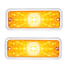 111108 LED Parking Lights w/Amber Lenses for 1973-1980 GM C/K Pickup Trucks [Pair] - image 1