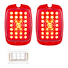 111121 27 LED Tail Light With 6 LED LP Light Set For Chevy Passenger Car (1937-1938) & Truck (1940-1953) (Pair)
