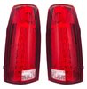 111124 LED Tail Lights w/Backup Light Assembly for 1988-2000 Chevy & GMC Trucks, SUVs [Pair] - image 2