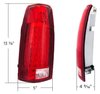 111124 LED Tail Lights w/Backup Light Assembly for 1988-2000 Chevy & GMC Trucks, SUVs [Pair] - image 3