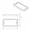 111153 Standard Side Marker Light Bezel for 1968-1972 Chevy/GMC C/K Trucks, Blazer, Suburban - image 3