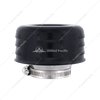 111161 4 in. Round Louvered Air Cleaner for Carburetors, 2 5/8 in. Neck [Black] - image 2