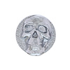 CHROME SKULL DASH KNOB - image 1