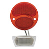 FTL2831LED6-L 19 LED 6V Tail Light With 4 LED License Plate Light For 1928-31 Ford Model A - L/H, All Red Lens - image 1