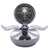 CHROME ALUMINUM MOTOMETER - image 1