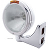 Classic Round Headlight Assembly with H4 Bulb, Turn Signal for 1914-1936 Cars, Trucks