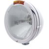 Classic Round Headlight Assembly with H4 Bulb, Turn Signal for 1914-1936 Cars, Trucks - image 3