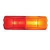 31050 Incandescent Rectangular Fender Mount Light (Clearance/Marker) - Amber & Red Lens - image 2