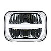 LED Rectangular Headlight w/LED Light Bar 5 in. x 7 in.