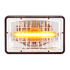 31150 ULTRALIT 4 in. x 6 in. Rectangular LED Headlight With Amber LED Position Light - Low Beam