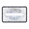 31153 ULTRALIT 4 in. x 6 in. Rectangular LED Headlight With White LED Position Light - High Beam - image 1