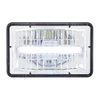 31153 ULTRALIT 4 in. x 6 in. Rectangular LED Headlight With White LED Position Light - High Beam - image 2