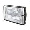 31153 ULTRALIT 4 in. x 6 in. Rectangular LED Headlight With White LED Position Light - High Beam - image 4