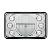 6 X 4 RECTANGULAR LED CRY - image 1