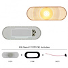 31251CK 6 in. Oval Back-Up Light Kit - image 1