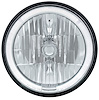 Crystal Round Headlight with LED Halo 7"
