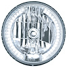 Crystal Round Headlight with LED Halo 7"