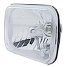 Front Rectangular Headlight 5 in x 7 in., Crystal Clear Lens - image 1