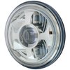 LED Round Projector Headlight with Dual Color LED Halo 7" - image 4