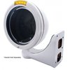 31746 Stainless Steel Classic Headlight No Bulb With LED Turn Signal - Amber LED/Amber Lens - image 3