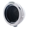31747 Stainless Steel Classic Headlight No Bulb With LED Turn Signal - Amber LED/Clear Lens - image 1