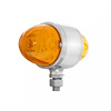 32327 17 LED Watermelon Double Face Light W/Chrome Housing - Amber LED/Amber Lens - image 1