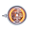 32842 Guide 682-C Style Headlight Assembly W/Crystal Lens & 34 LEDs Position Light - Left/Driver Side - image 1