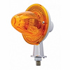 33413 1-1/8 in. Arm Crystal Watermelon Honda Light With Double Contact - Amber Lens - image 1
