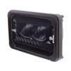 34134 ULTRALIT Heated 4 in. x 6 in. LED Headlight With Glass Lens & Aluminum Housing - High Beam - Black - image 3
