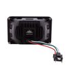 34134 ULTRALIT Heated 4 in. x 6 in. LED Headlight With Glass Lens & Aluminum Housing - High Beam - Black - image 4