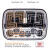 LED Heated Headlight 5 in. x 7 in. Low & High Beam - image 2