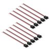 34212P10 3 Wire Pigtail With 3 Prong Straight Plug, 12 in. Lead, 10-Pack - image 2