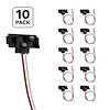 34215P10 2-Wire Pigtail with 2 Prong Right Angle Plug - image 1