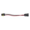 34236P10 3-Way Molded Female Bullet Plug To 3-Way TE AMP Style 1.5mm Plug adapter - image 3