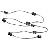 34247P 8 Count 2-Prong Male Bullet Plugs 16G Wire Harness - 7 in. Lead Between Plugs - image 1