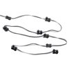 34247P 8 Count 2-Prong Male Bullet Plugs 16G Wire Harness - 7 in. Lead Between Plugs - image 2