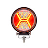 36456 4.5 in. 24 High Power LED Work Light With in.X in. Red Light Guide - image 1