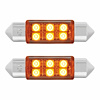 36591 6 SMD High Power Micro SMD LED 6418/6461-36mm Light Bulb - Amber (2-Pack) - image 1