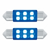 36592 6 SMD High Power Micro SMD LED 6418/6461-36mm Light Bulb - Blue (2-Pack) - image 1