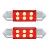 36593 6 SMD High Power Micro SMD LED 6418/6461-36mm Light Bulb - Red (2-Pack) - image 1