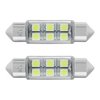 36594 6 SMD High Power Micro SMD LED 6418/6461-36mm Light Bulb - White (2-Pack) - image 2