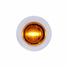 36600 3 LED Dual Function Mini Auxiliary/Utility Light With Bezel & Washer - Amber LED/Amber Lens - image 1