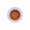 36600 3 LED Dual Function Mini Auxiliary/Utility Light With Bezel & Washer - Amber LED/Amber Lens - image 2