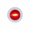 36601 3 LED Dual Function Mini Auxiliary/Utility Light With Bezel & Washer - Red LED/Red Lens - image 2