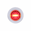 36603 3 LED Dual Function Mini Auxiliary/Utility Light With Bezel & Washer - Red LED/Clear Lens - image 1