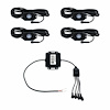 36604 Bluetooth RGB Multi-Color 500 Lumen LED Rock Light 4-Piece Kit - image 1